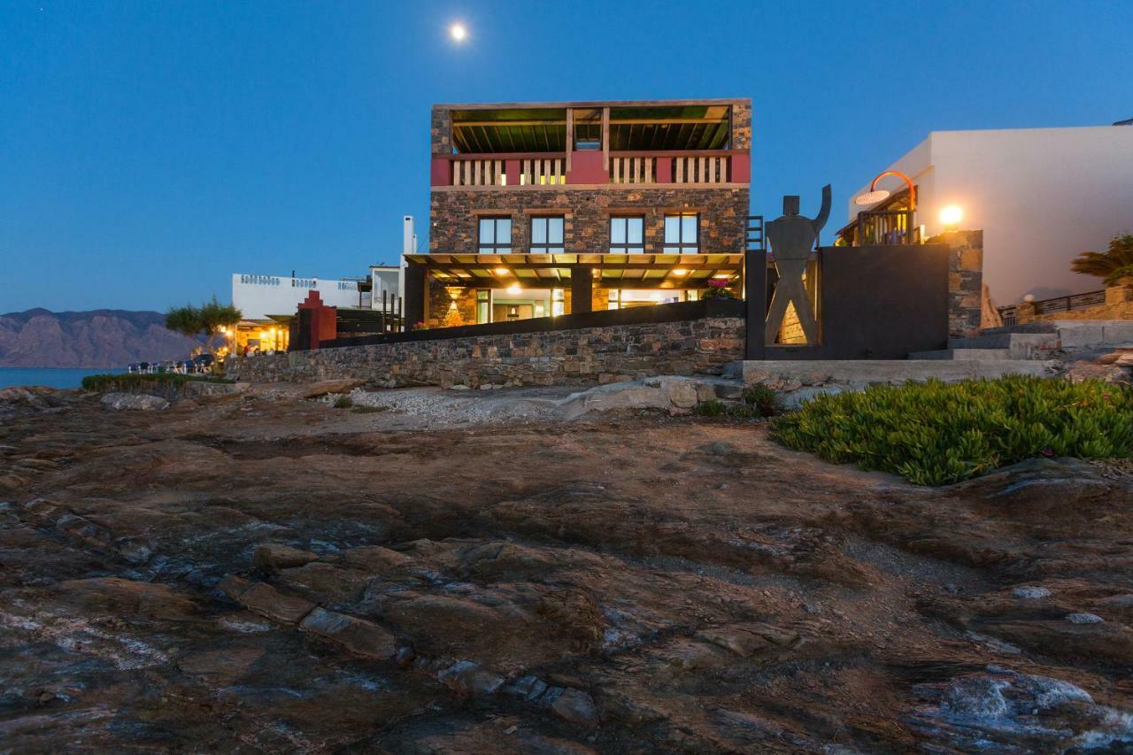 Villa Menelaos Móchlos Exterior foto