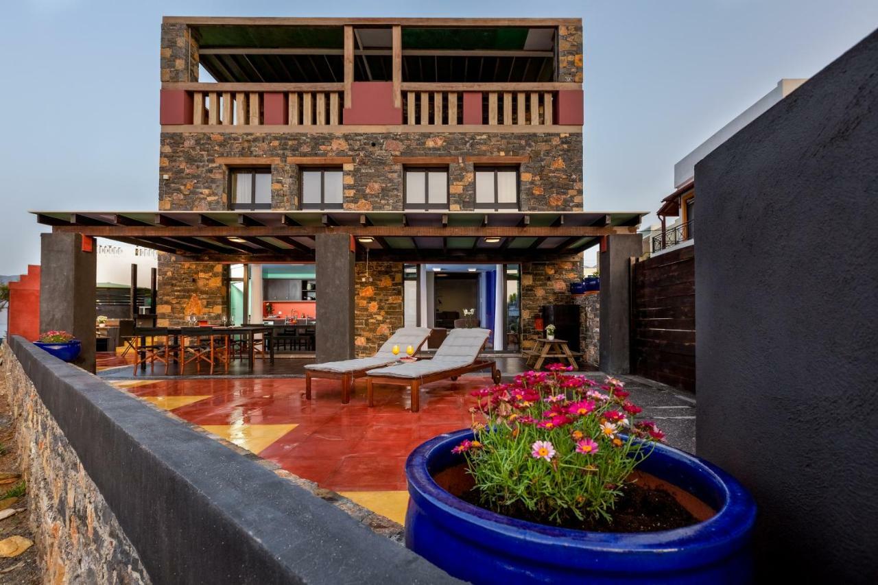 Villa Menelaos Móchlos Exterior foto